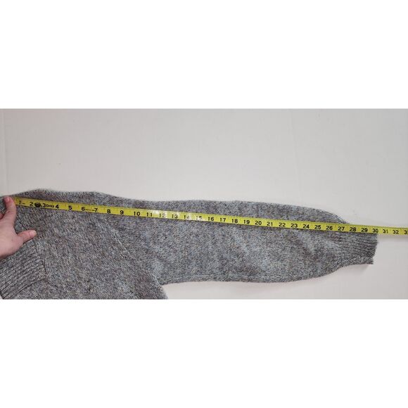 Vintage Boundary Waters Dayton Grey Shawl Neck Wool Sweater - Picture 6 of 8